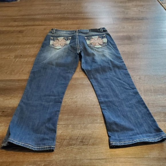 Live Hard Jeans Size 12 Bootcut Flare RN94894 - Picture 2 of 14
